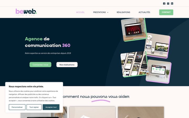 Screenshot of beweb-formcom.com