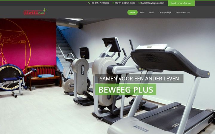 Screenshot of beweegplus.com