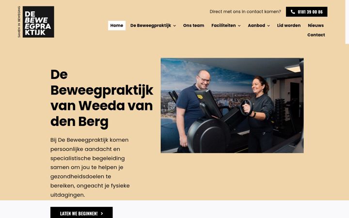 Ekrānuzņēmums no beweegpraktijk.nl