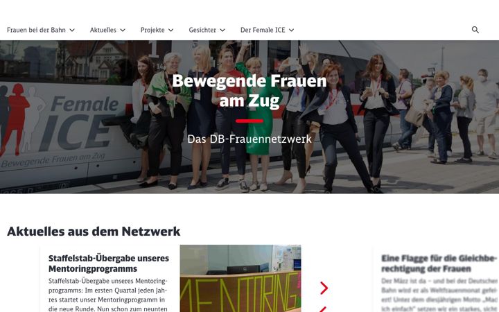 Ekrano kopija bewegendefrauenamzug.de