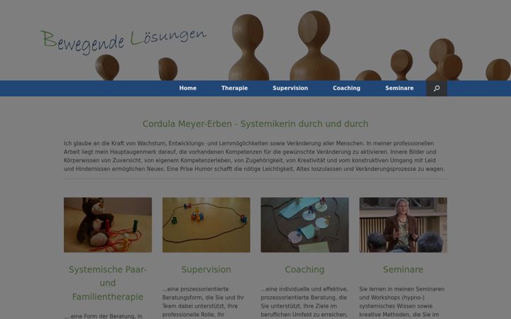 Ekrano kopija bewegendeloesungen.de