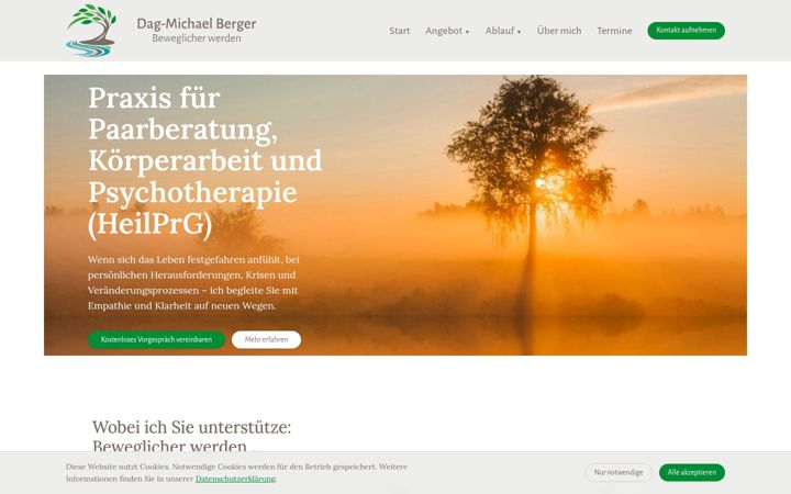 Ekrano kopija beweglicher-werden.de
