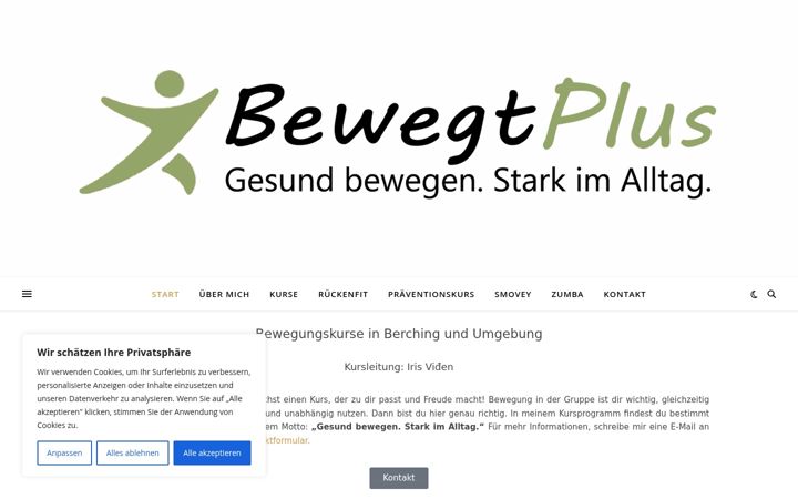 Screenshot of bewegtplus.de