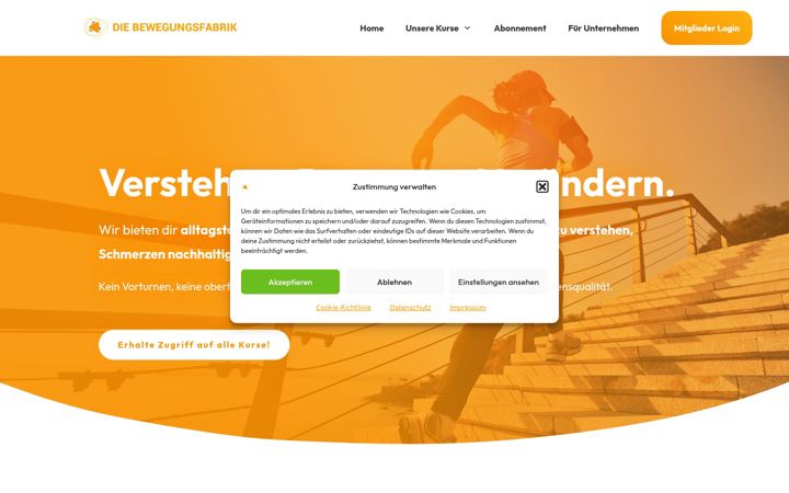 Screenshot of bewegung-online.de
