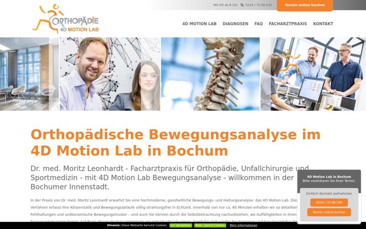 Screenshot of bewegungsanalyse.nrw
