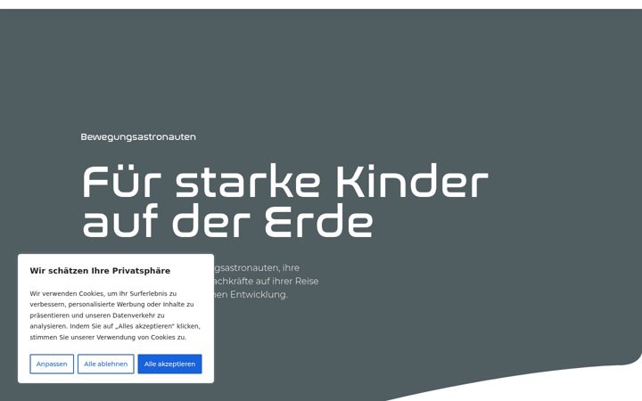 Screenshot of bewegungsastronauten.de