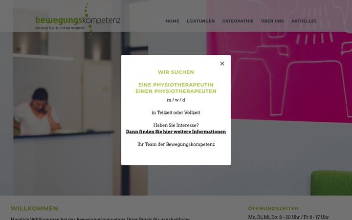 Screenshot of bewegungskompetenz.net