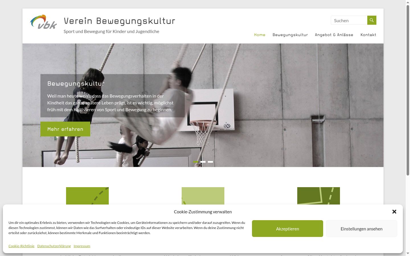 Screenshot tal-banner tal-kunsens muri qabel kwalunkwe interazzjoni