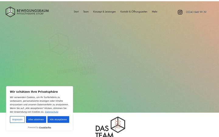 Zrzut ekranu bewegungsraum-eitorf.de