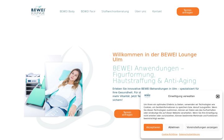 Screenshot of bewei-lounge-ulm.de