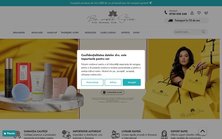 Screenshot of bewell.ro