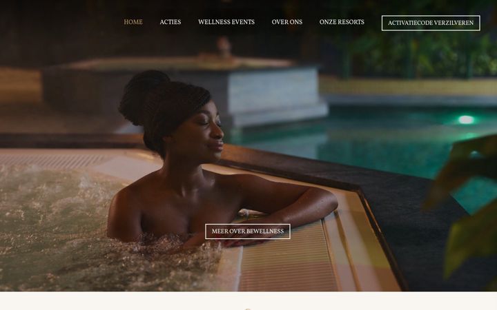 Screenshot of bewellness.nl