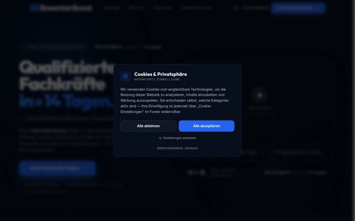 Screenshot of bewerberboost.de