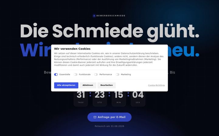 Screenshot di bewerberschmiede.de