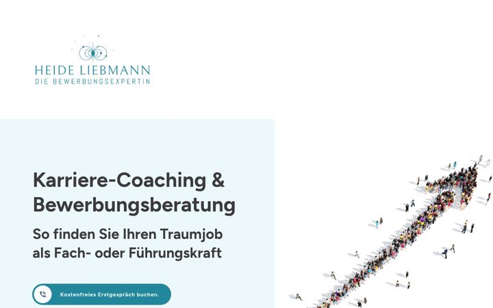 Screenshot of bewerbungsexpertin.de