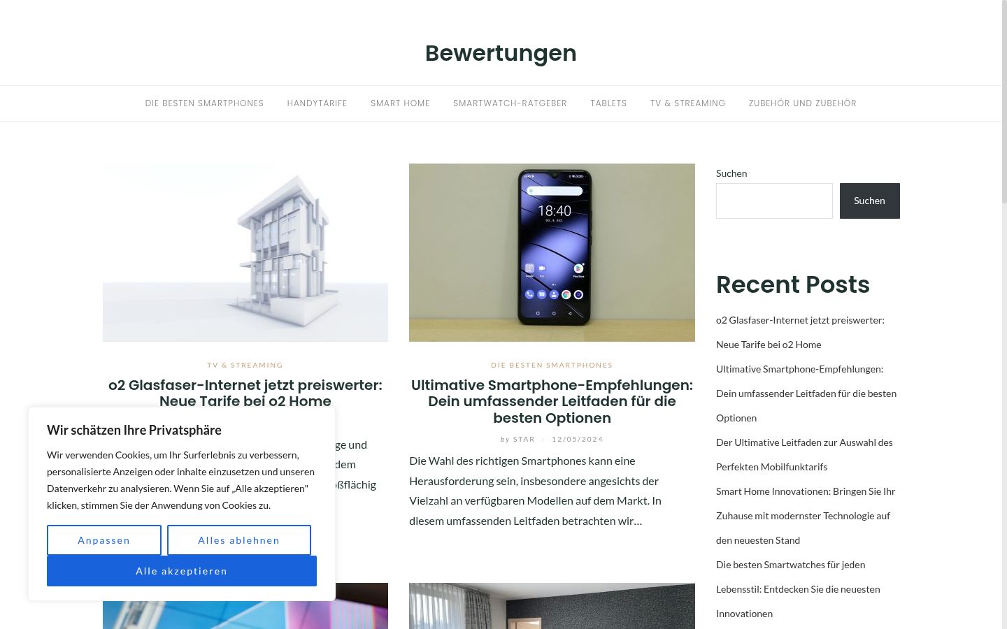 Screenshot tal-banner tal-kunsens muri qabel kwalunkwe interazzjoni