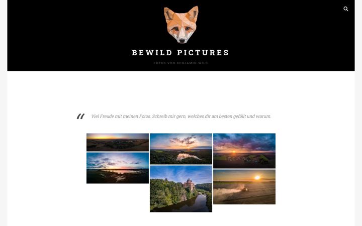 Screenshot of bewildpictures.de