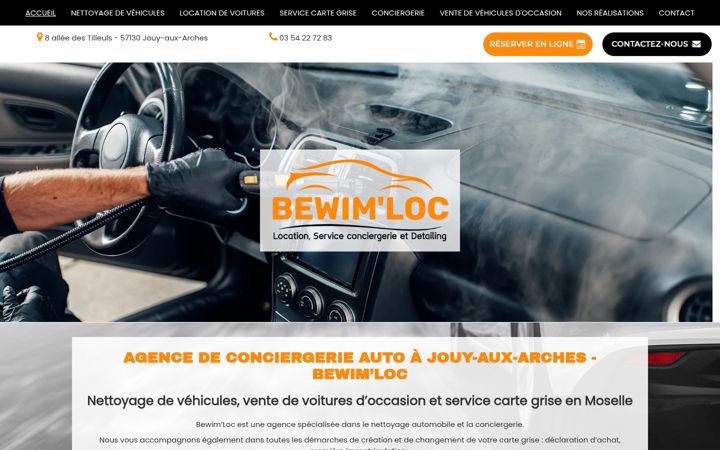 Screenshot of bewimloc.fr