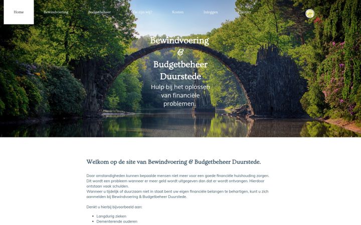 Screenshot of bewindvoering-budgetbeheer.nl
