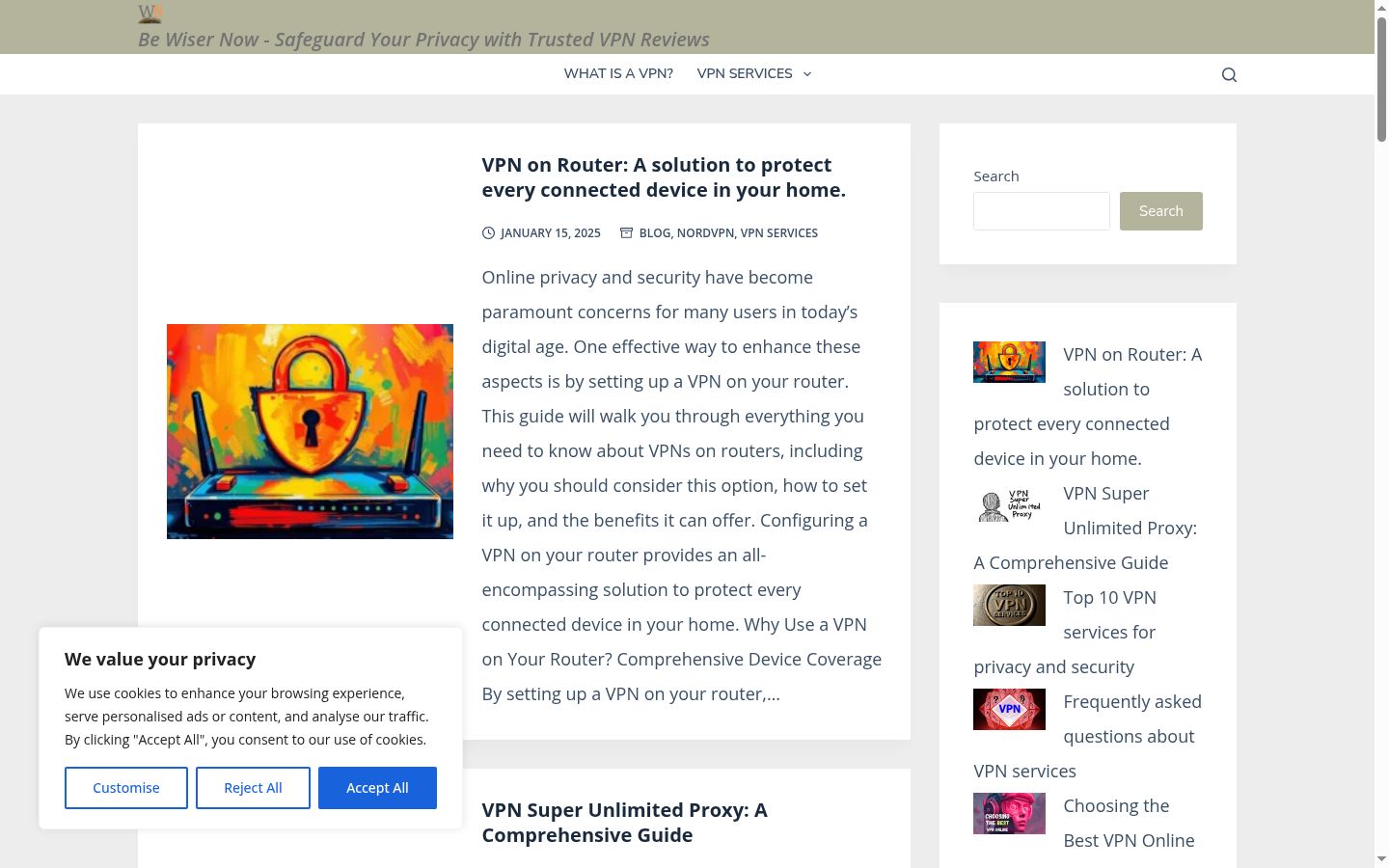 Screenshot tal-banner tal-kunsens muri qabel kwalunkwe interazzjoni