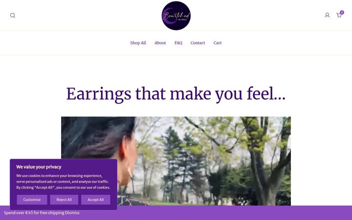 Screenshot of bewitchedalchemy.com