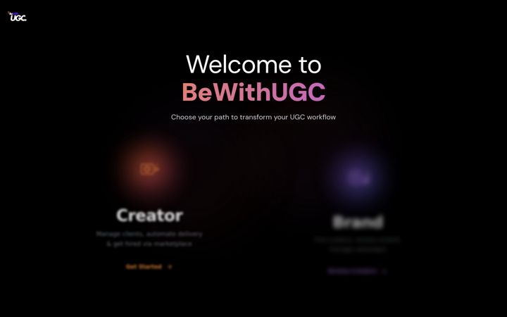 Képernyőkép: bewithugc.io