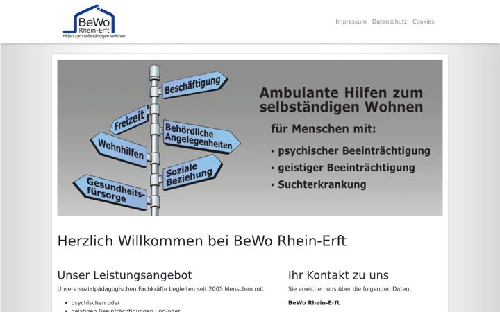 Ekraanipilt saidist bewo-rhein-erft.de