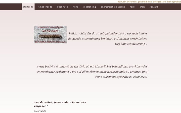 Skærmbillede af bewusst-beruehren.de