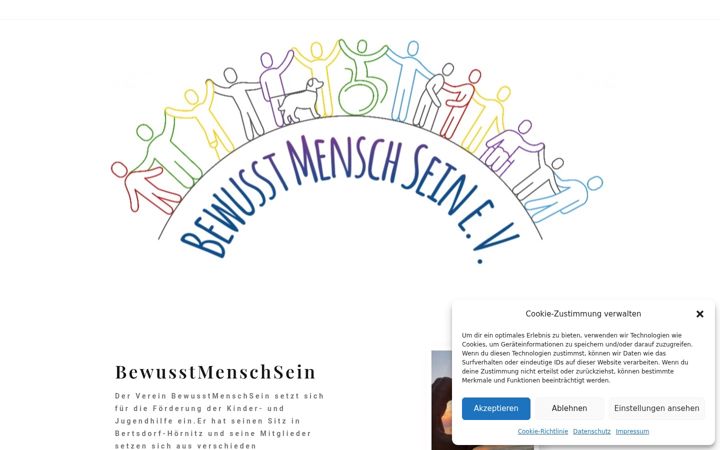 Screenshot van bewusstmenschsein.de