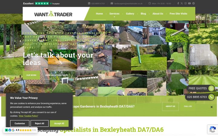 Screenshot von bexleyheathpaving.co.uk