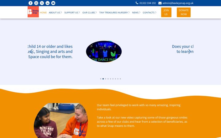 Screenshot von bexleysnap.org.uk