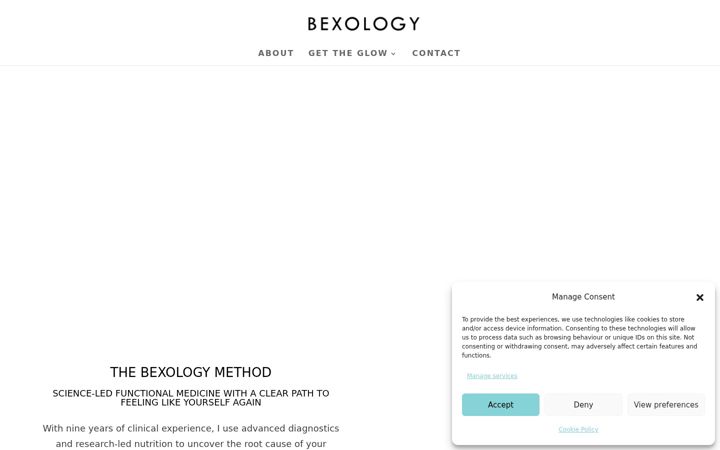 Screenshot of bexology.co.uk
