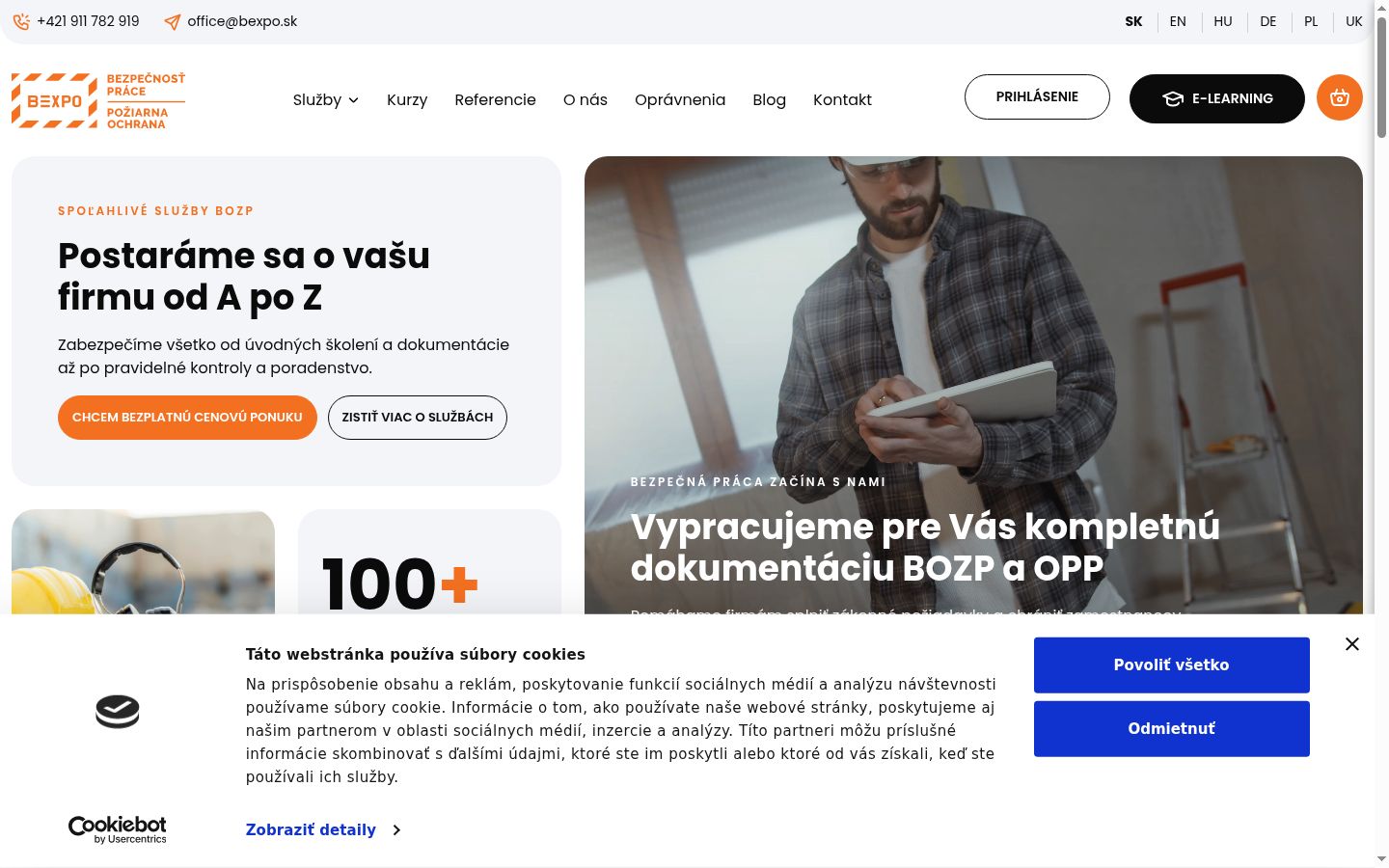 Screenshot tal-banner tal-kunsens muri qabel kwalunkwe interazzjoni