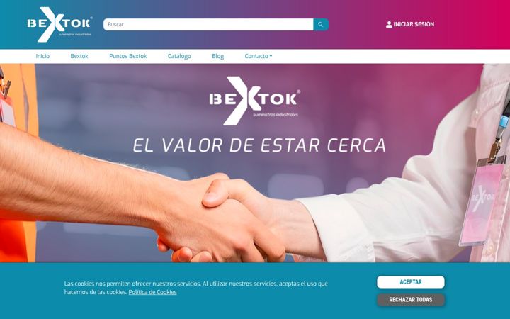 Screenshot of bextok.com