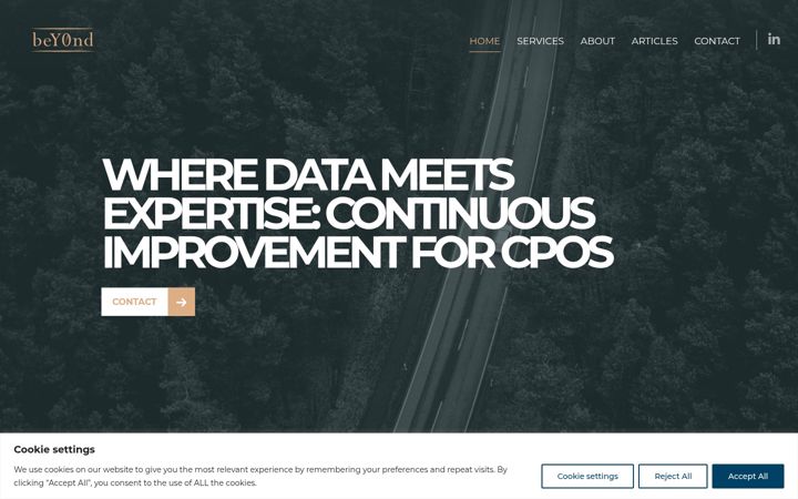 Screenshot of bey0nd-group.com