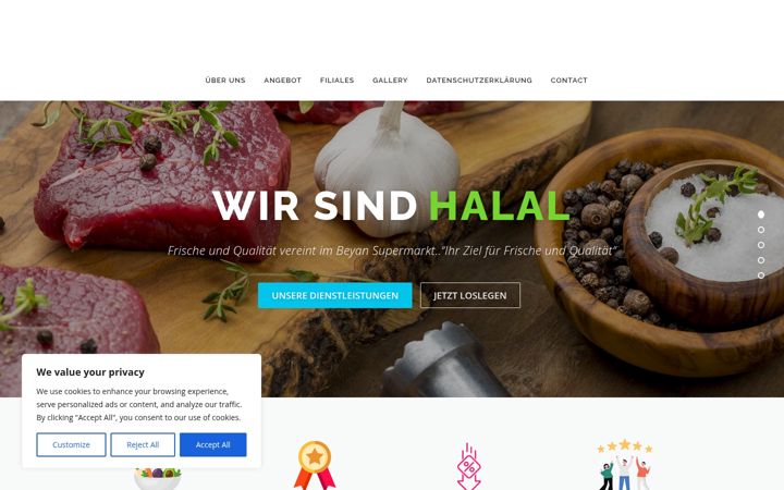 Screenshot of beyan-gmbh.de
