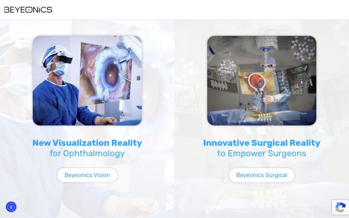 Screenshot of beyeonics.com