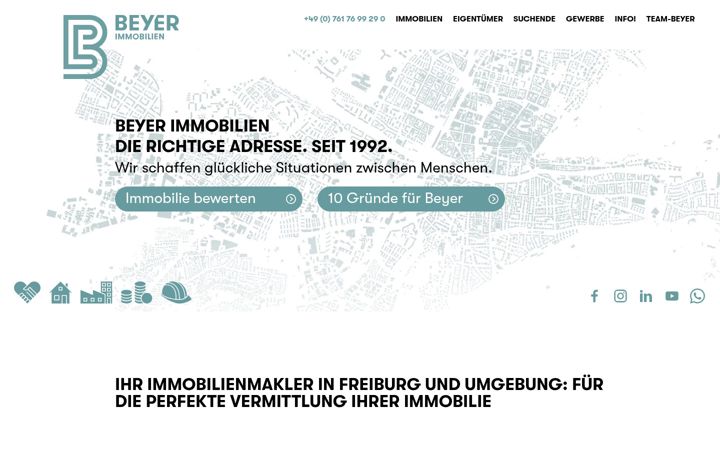 Screenshot of beyer-immobilien.com