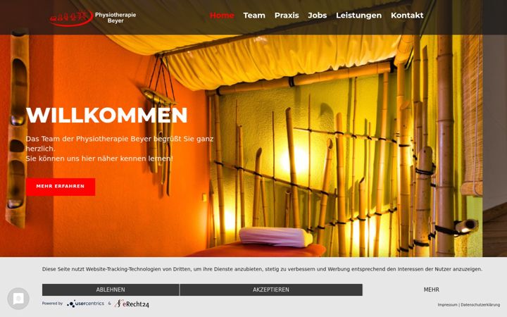Screenshot of beyer-physio.de