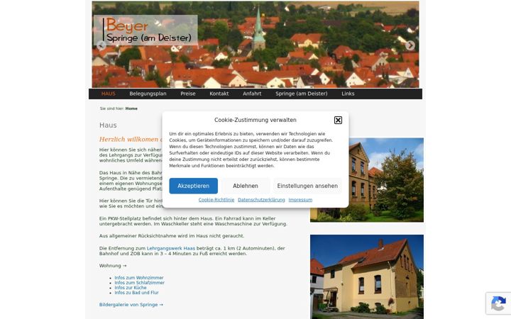 Screenshot of beyer-springeamdeister.de