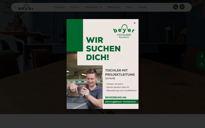 Screenshot of beyer-tischlerei.at