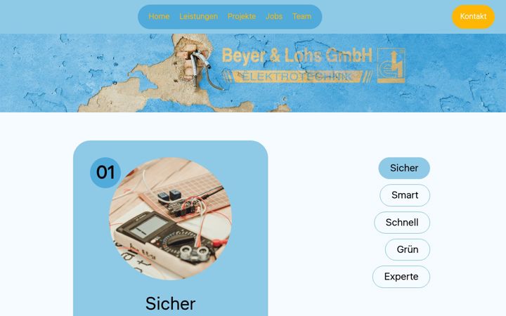 Screenshot of beyer-und-lohs.de