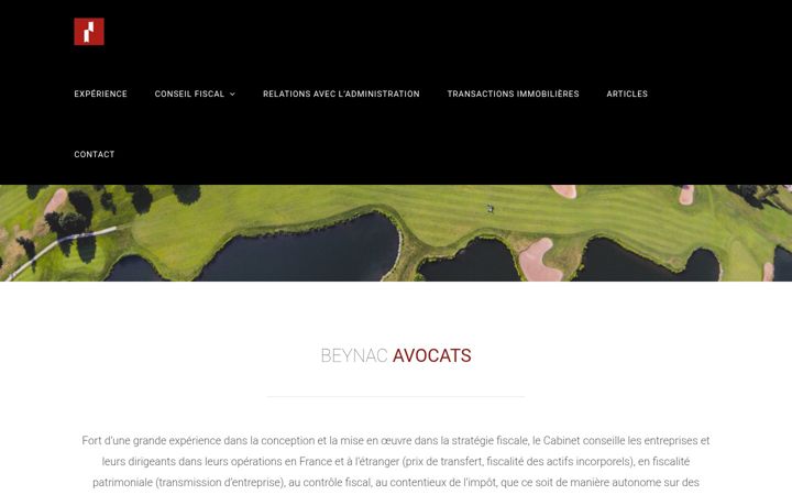 Capture d'écran de beynac-avocats.fr
