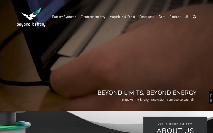 Screenshot of beyond-battery.com