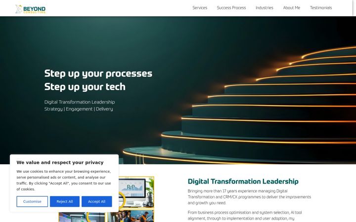 Screenshot of beyond-consulting.co.uk