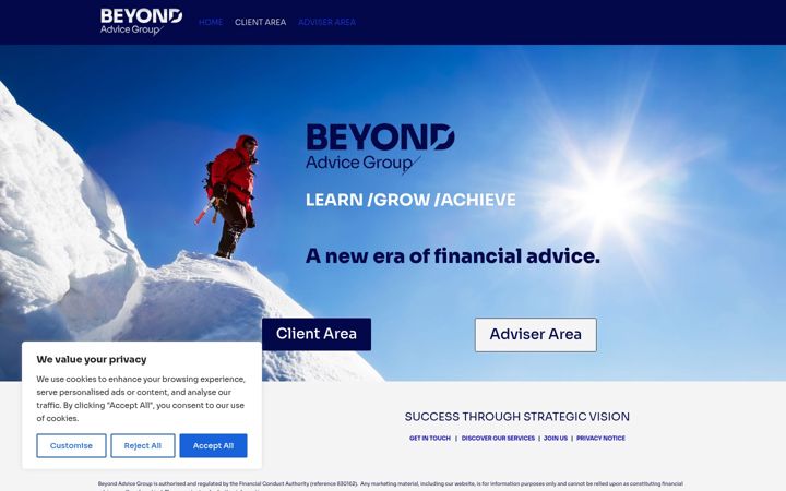 Screenshot of beyondadvice.co.uk