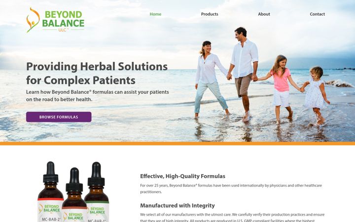 Screenshot of beyondbalanceulc.ca