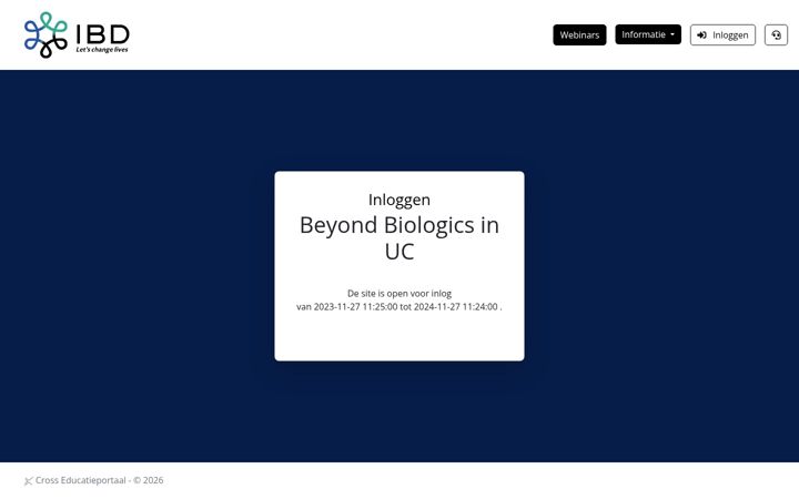 Screenshot of beyondbiologicsinuc.nl
