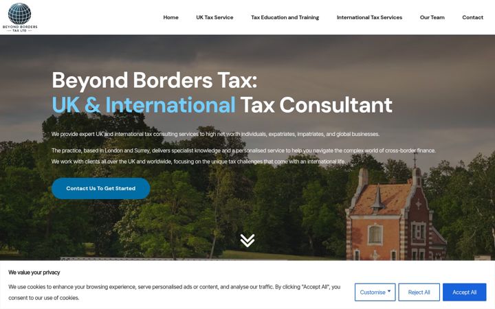 Screenshot of beyondborders.tax