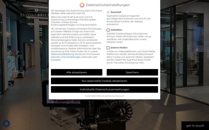 Skærmbillede af beyondbricks.io